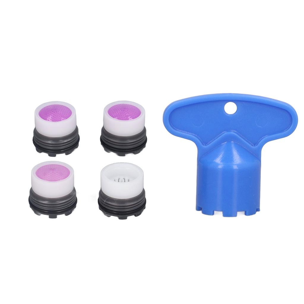 4 Pieces M16.5mm Sink Faucet Aerator 1.2GPM Flow Restrictor Bubble Tap
