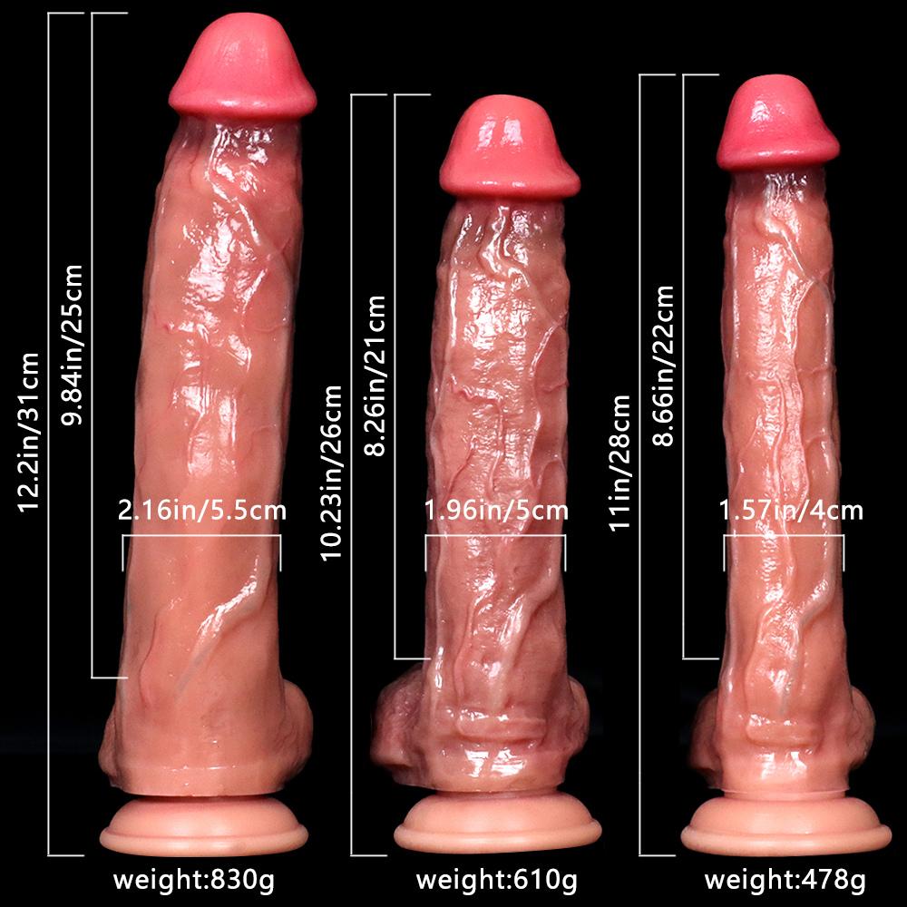 Female Masturbator Silicone Dildo with Sucker Large Butt Plug  Adult Sex Toys Strap On Dick Realistic Penis  Fisitng