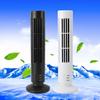 Mini Tower Fan Bladeless Desk Fan Quiet Cooling, White, 6x33cm