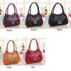 Elegant Pure Color Handbag For Women With Soft Pu Leather And Classic Design