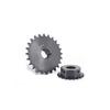 4-point 08B Sprocket Industrial Gear 22T-30Teeth 45 # Steel Inner Hole: 20-40mm Steel Blackened 08B High-frequency Quenching