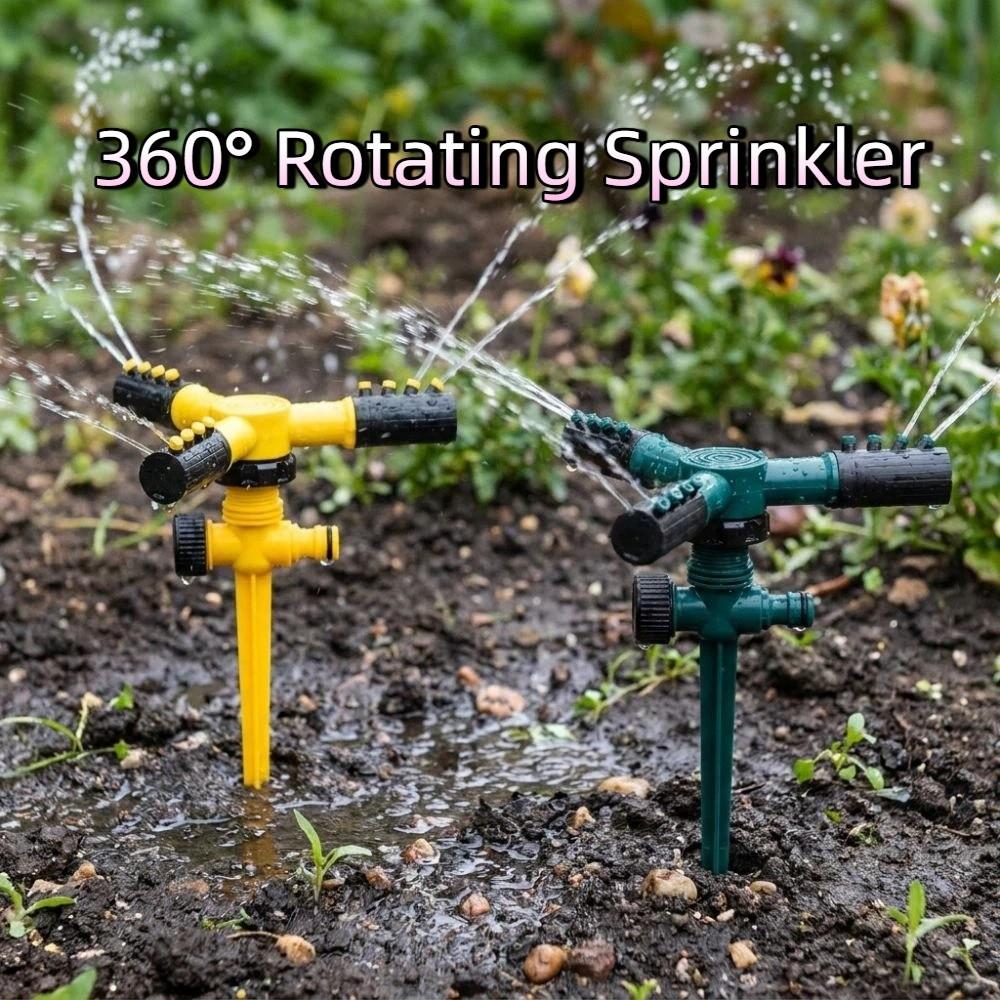 Corrosion Resistant 360° Rotating Sprinkler Ground Insert Watering Nozzle Landscaping