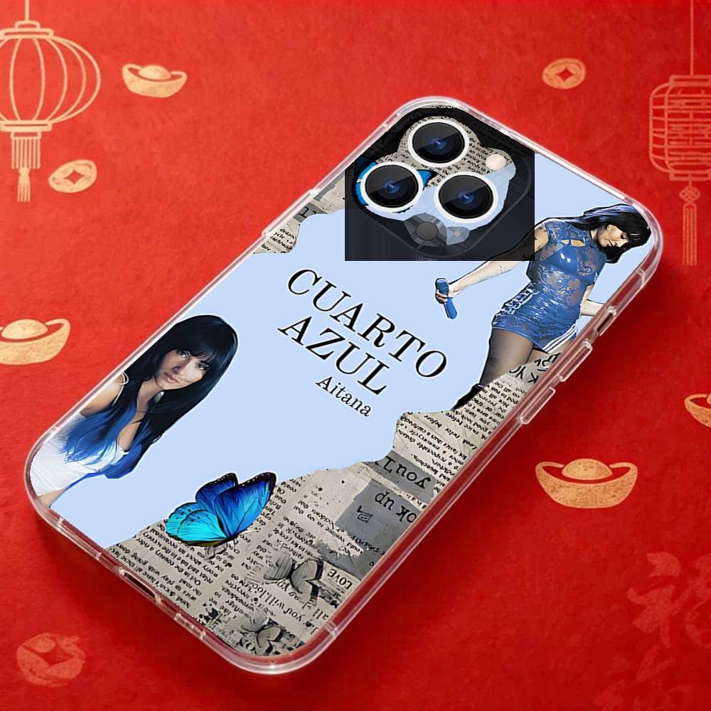 

SINGER A-Aitana C-Cuarto azul Phone Case For iPhone 17,16,15,14,13,12,11 Pro,Max,Plus,X,XS,XR,SE4,E Mini Transparent Soft Cover iPhoneXSMAX