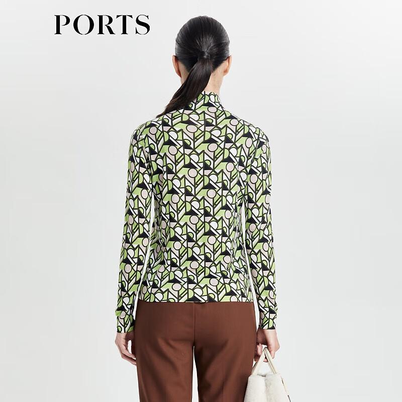 PORTS Women's Autumn/Winter Knitted Long-Sleeve Round Neck Pullover