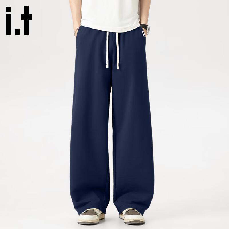 Fingercroxx Men's Heavyweight Knit Straight-Leg Casual Pants