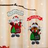 Christmas KT Board Fabric Hands Up Doll Pendant Christmas Tree Hanging Scene Layout Letter Card Pendant