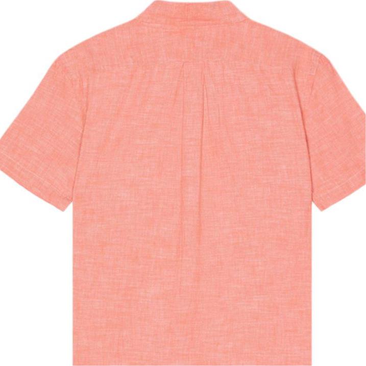 Camisa de Manga Corta de Botones Sencillos con Logo Bordado Polo Ralph Lauren Camisas para Hombre Rojo Náutico 710842642-005