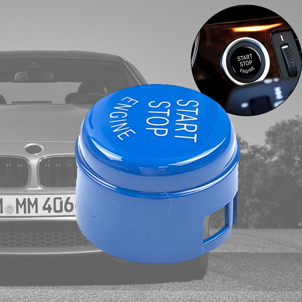 [JHC] Car Start Stylish Ignition Button Cover Crystal Style Stop Switch ...