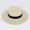 20 Color Square Buckle Round Straw Hat Summer Travel Sunshade Breathable Cap