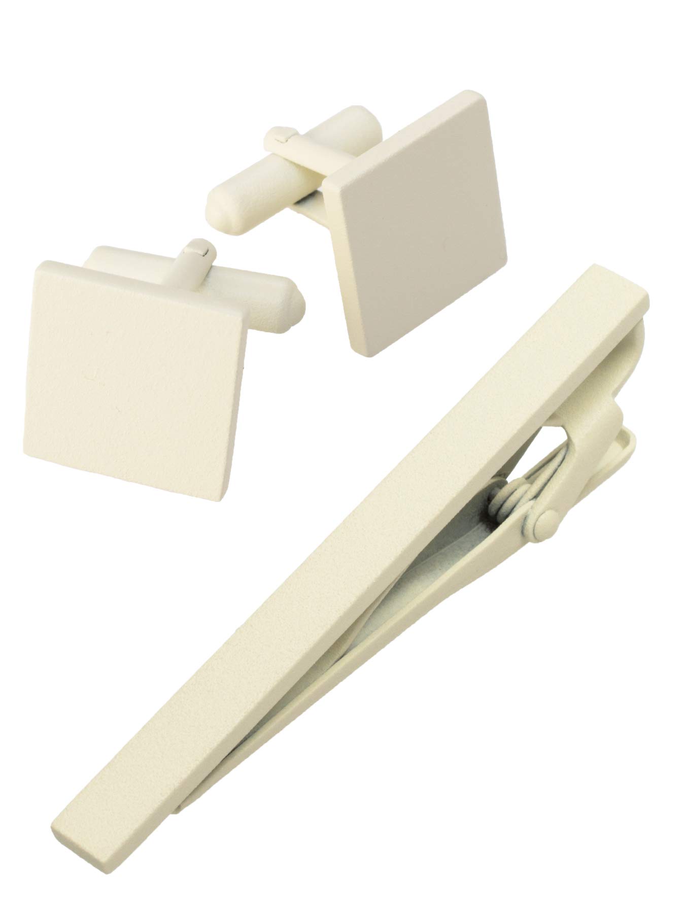 

Зажим для галстука Tabarat и запонки Цветной значок и Цветной Сделано в Японии Набор, Запонки, Плоские, Мужские, (слоновая кость) слоновая кость