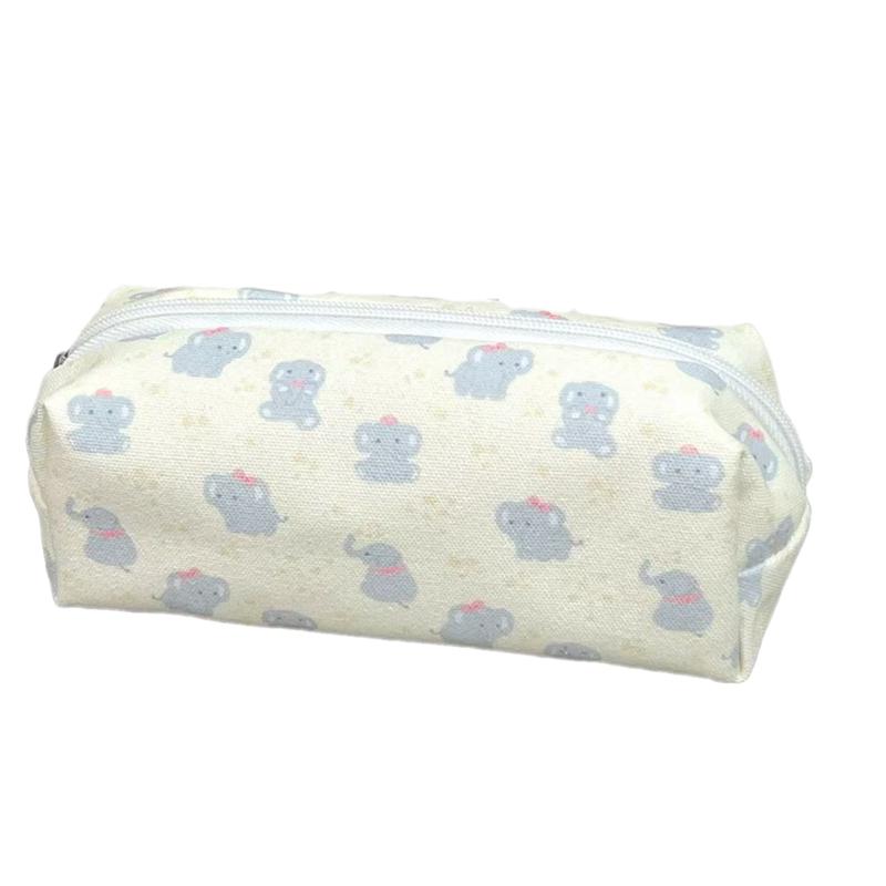 

Cartoon Canvas Pen Bag Large Capacity Pencil Case Multifunctional Storage Bag School Office Stationery Student Gifts