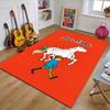 Custom Pippi Longstocking Mat Personalized Name, Polyester Washable Indoor Entryway Rug, Gift for Christmas, Easter, Thanksgiving Day