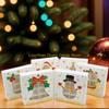 92MF 12Pcs Christmas Themed Chocolate Box Cookie Candy Chocolate Packaging Box