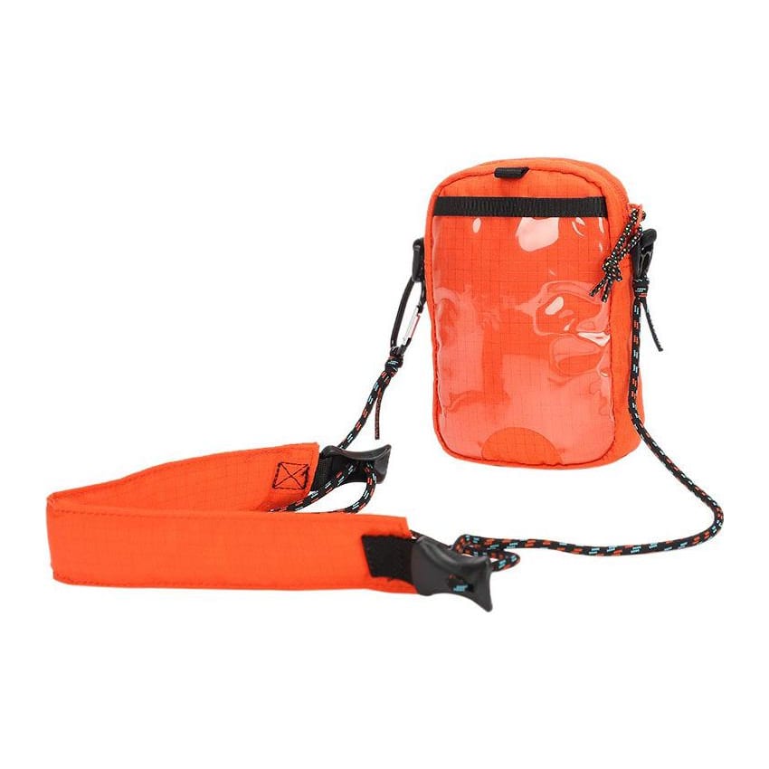 Converse Polyester+Polyurethane Shoulder Bag, Crossbody Bag Unisex Orange 10020999-A06