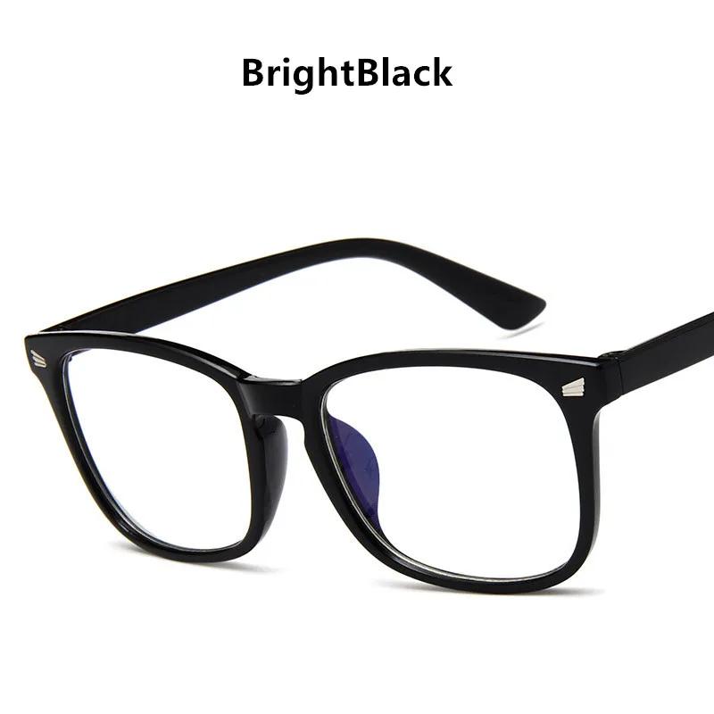 Classic Square Blue Light Blocking Glasses Anti Blue Ray Computer Game Glasses Nerd Eyewear Frame for Men Women