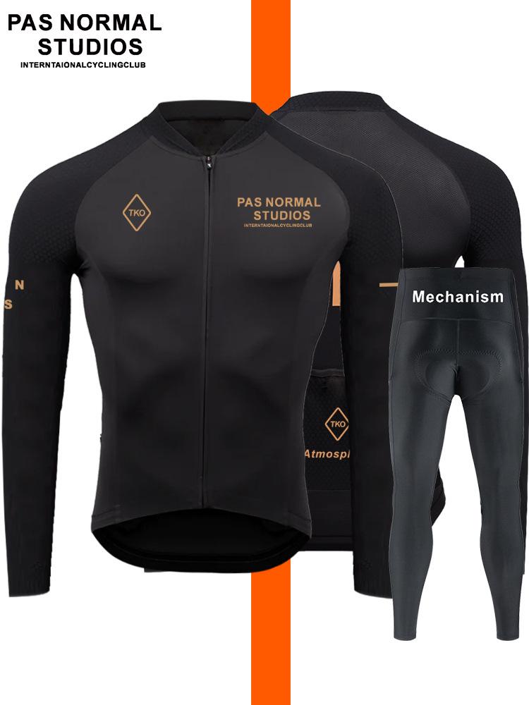 Spring and Summer Competitive Tight-fitting Version Cycling Suit, Thin Breathable and Quick-drying Long-sleeved Cycling Suit