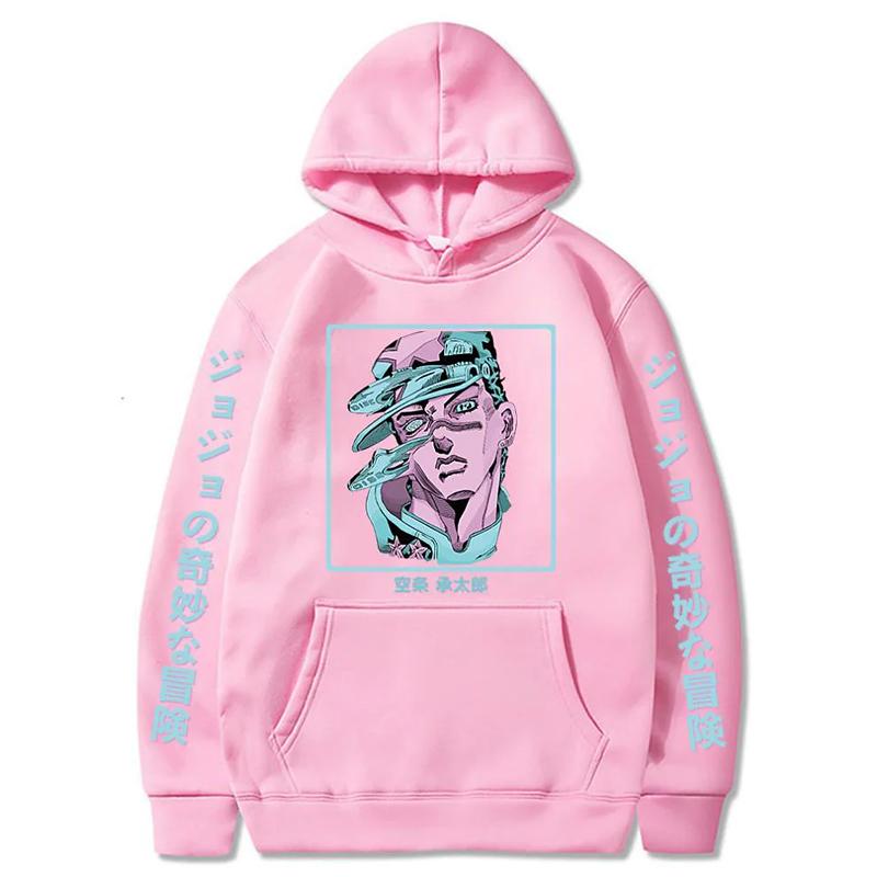 Neue Anime JoJo Bizarre Abenteuer Jotaro Kujo Druck Hoodie Männer/Frauen Harajuku Übergroßen Vintage Unisex Streetwear Übergroße Kleidung Tops
