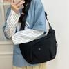 Large Capacity Oxford Cloth Shoulder Bag Korean Style Dumpling Bag Nylon Crossbody Bag Travel
