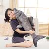 3D simulation carp grass carp throw pillow doll creative spoof plush toy wholesale rag doll girl birthday gift