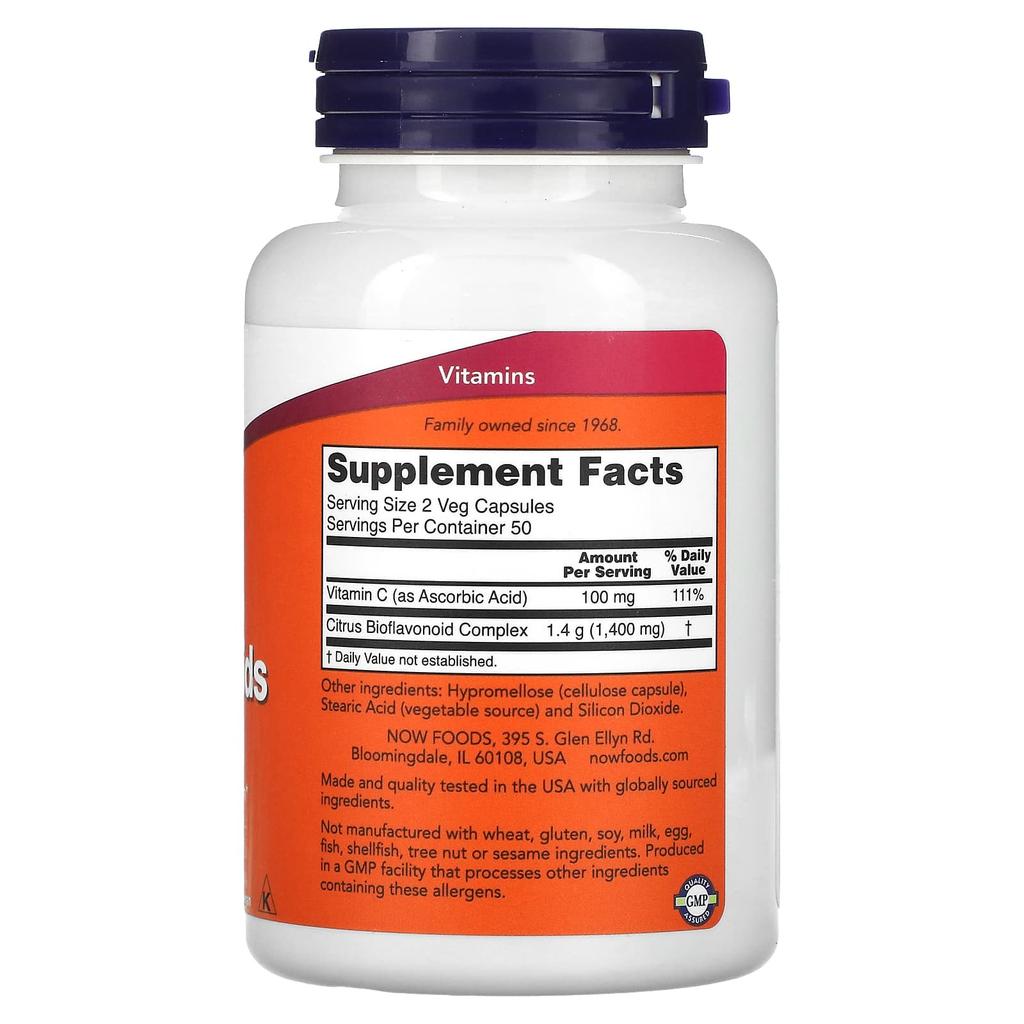 NOW Foods, Citrus Bioflavonoids, 100 Veggie Capsules