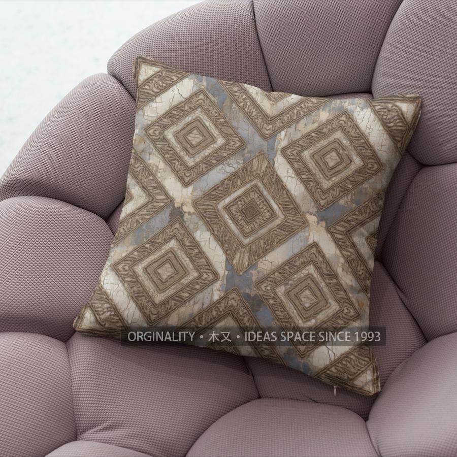 Rustic Farmhouse Geometric Throw Pillow Covers Pattern Cushion Cover Suitable For Sofa Bedroom Car Pillow Cover