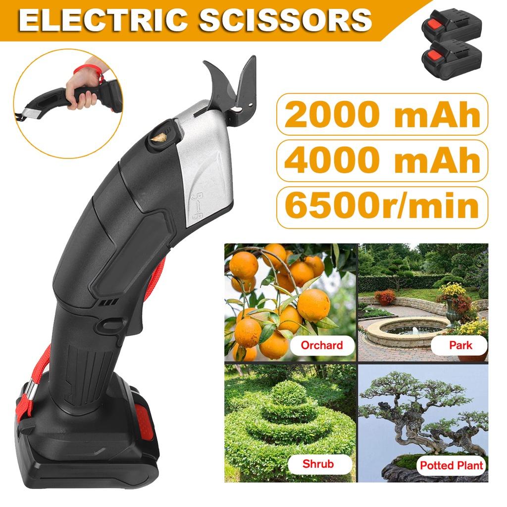 12V Multifunction Cordless Electric Scissors Low Consumption Flexible Electric Scissor Cloth Leather Cloth Cutting Tool 100W