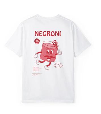 Neues T-Shirt Unisex NEGRONI T-Shirt Unisex T-Shirt Cocktail T-Shirt Grafik