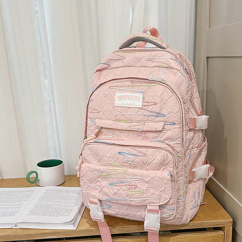 Schoolbag High-value Schoolbag Junior High School Girl Ins Wind Korean High School Student Elementary School Student Grade 1-1 Backpack Female