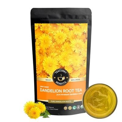 TEACURRY Dandelion Root Tea (100 Gram Loose) - Helps To Detox Body and Liver