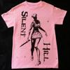 2000er Amerikanisches Retro Gewaschenes Kurzarm-T-Shirt für Herren Y2k Oberteil Horror-Print Damen Freizeit Streetwear Emo Girl Baumwoll-T-Shirt