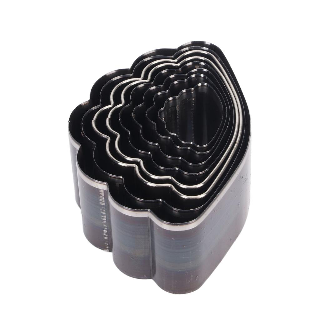 8pcs Leather Punching Mold DIY Sharpness High Carbon Steel Leather Die Cutter for Layering Fabric Leather Jewelry
