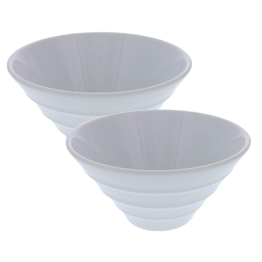 

Посуда Ист Трапециевидная миска с бортиком Набор Пара для риса Подходит для японского и западного стиля Большие и сервировочные миски (18см) - Миски, Лапша, белый