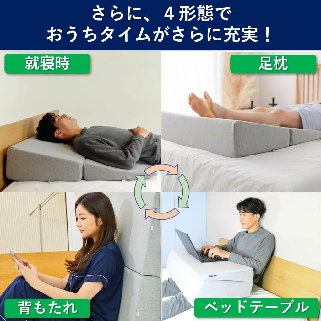 Wedge Pillow Triangular Pillow Reflux Esophagitis Triangular Cushion Exquisite Angle Supervised by a Doctor Wide Width 70cm Memory Foam Material No