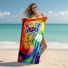 Beach Towel with Numberblocks7 Pattern - soft,absorbent,machine washable Lightweight&Modern,swimming,Travel Essentials