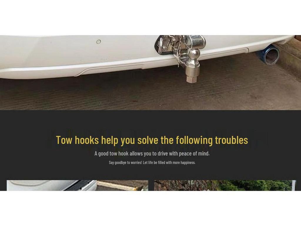 Compatible with Lexus GX400 Tow Hooks and GX460 Off-Road Rogue Hooks