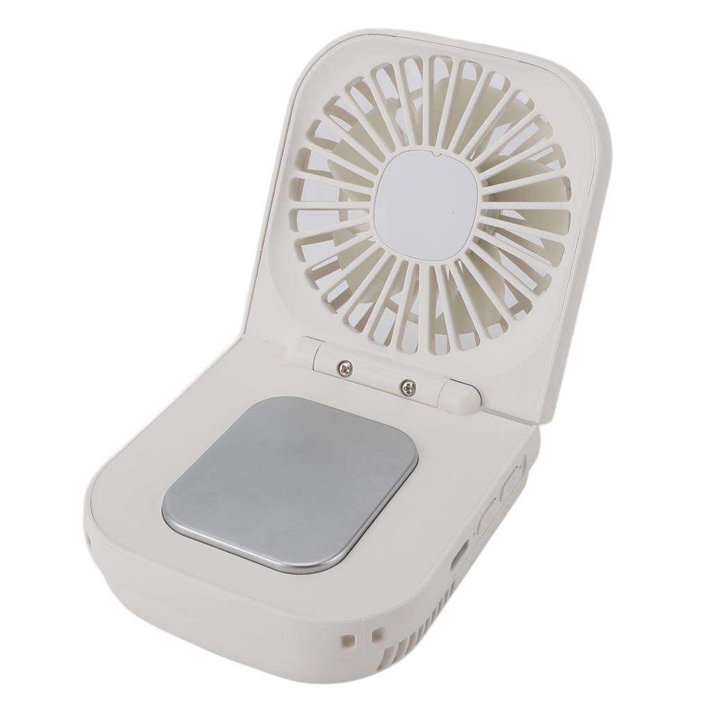 Hand Held Cooling Fan USB Charging 2000mAh Foldable Semiconductor Mini Handheld Fan for Desk