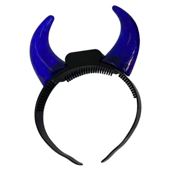 

Light Up Horn Headband LED Horn Headband Lighted Party Headband for Halloween Concert Costume Party Props