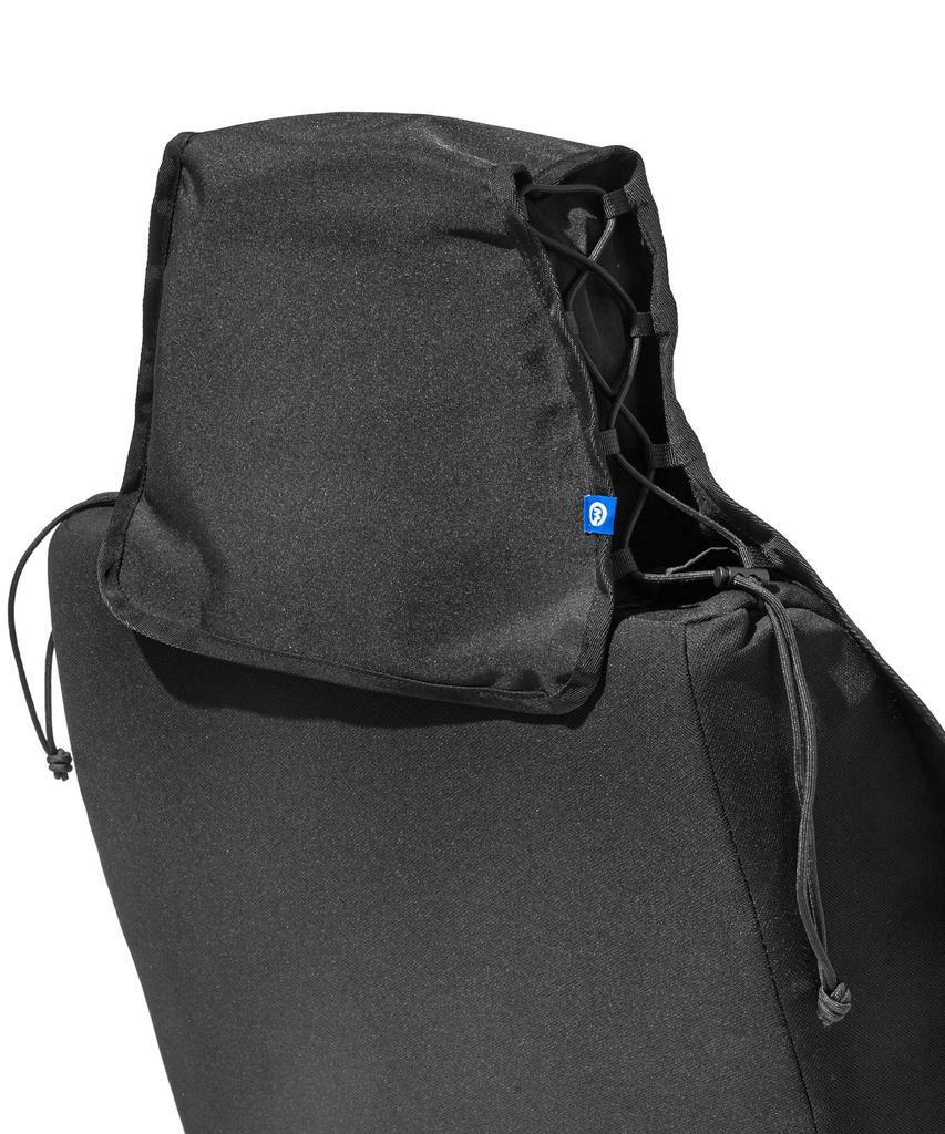 GORDON MILLER Auto Cordura Einzel-Vordersitzbezug mit Aufbewahrungstasche Strapazierfähig Wasserabweisend Schwarz Wasserdicht Schmutzabweisend Universell 1642437