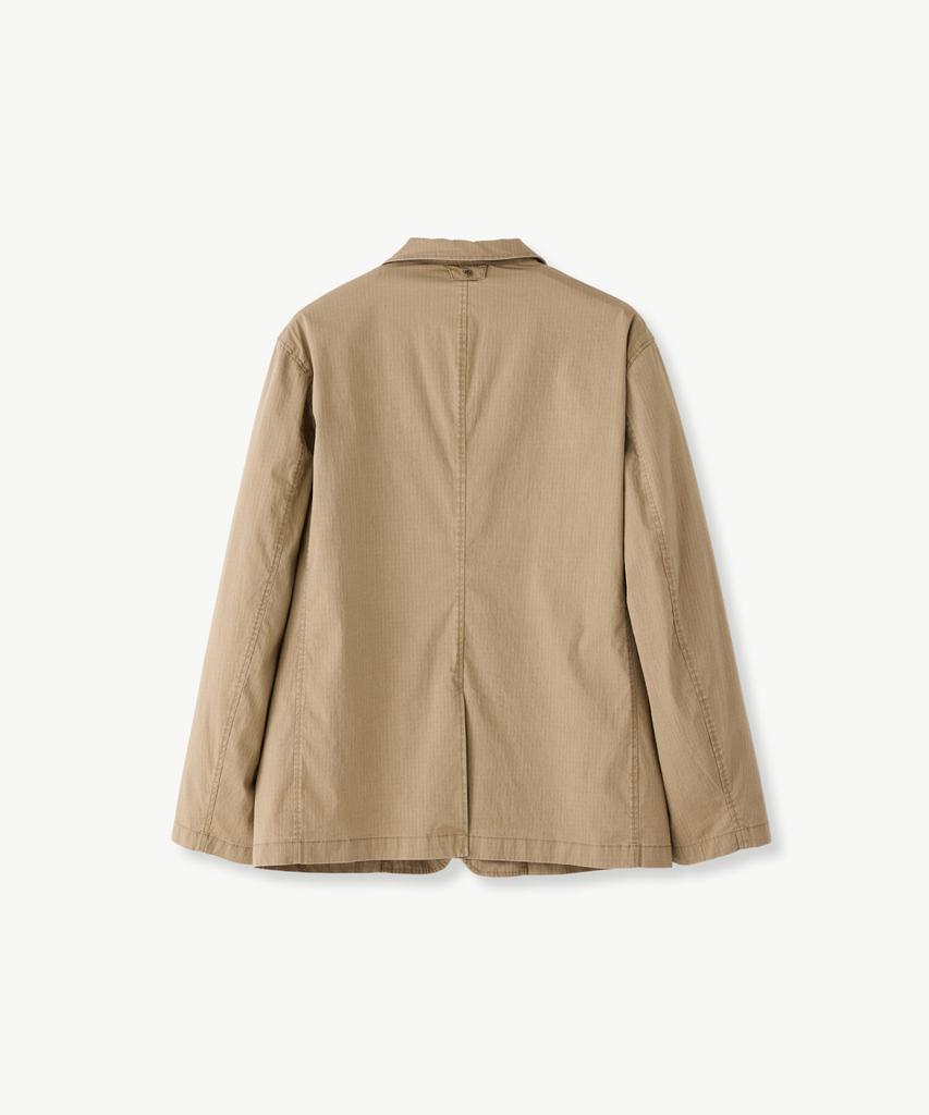 Stco Diems Garment Washed Ripstop Blazer_Beige (Oversized)_Djaxa64Osd
