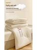 Raw Cotton Soybean Fiber Antibacterial Quilt - Solid Color, Thickened for Spring, Autumn, and Winter.