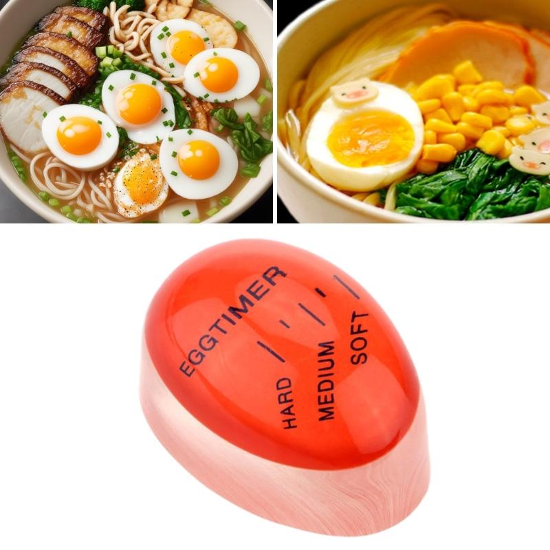 Essential Eggs Cooking Tool Effortless Eggs Timer Eggs Boiling Small Tool Color Changing Cooking Temperature Observer