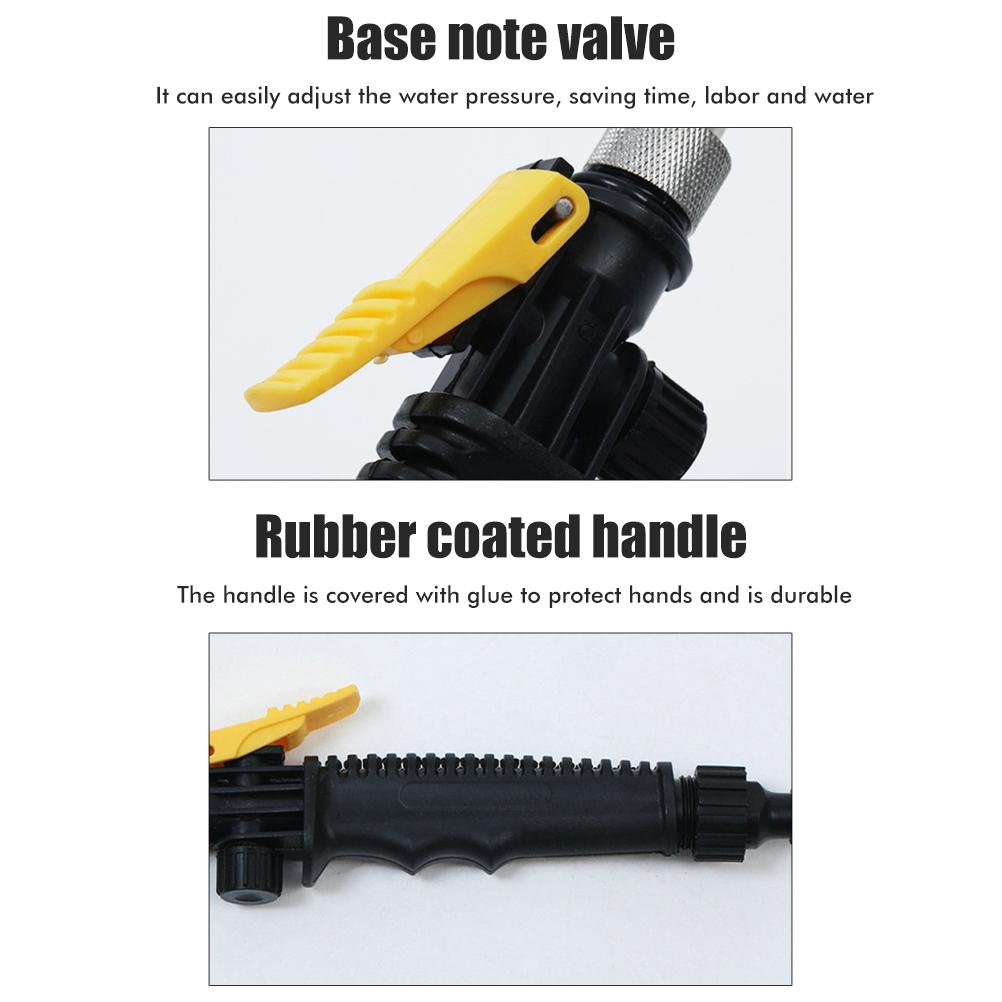 2 In 1 High Pressure Power Washer Wand Portable Watering Sprayer with Adjustable Nozzle for Car