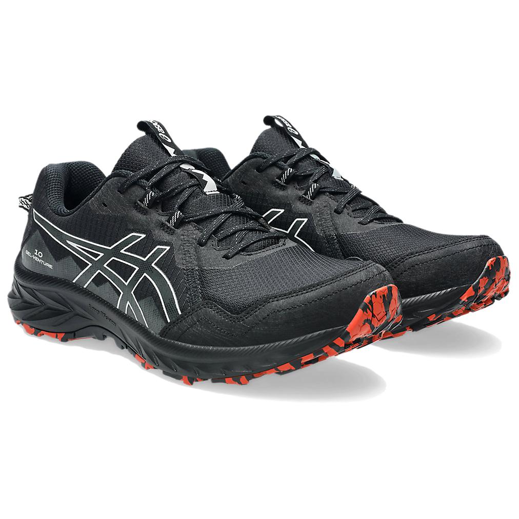 Asics Gel-Venture 10 Komfortable Allsidige Slitesterke Lavsko Løpesko Herre joggesko Svart Grå 1011B967-003