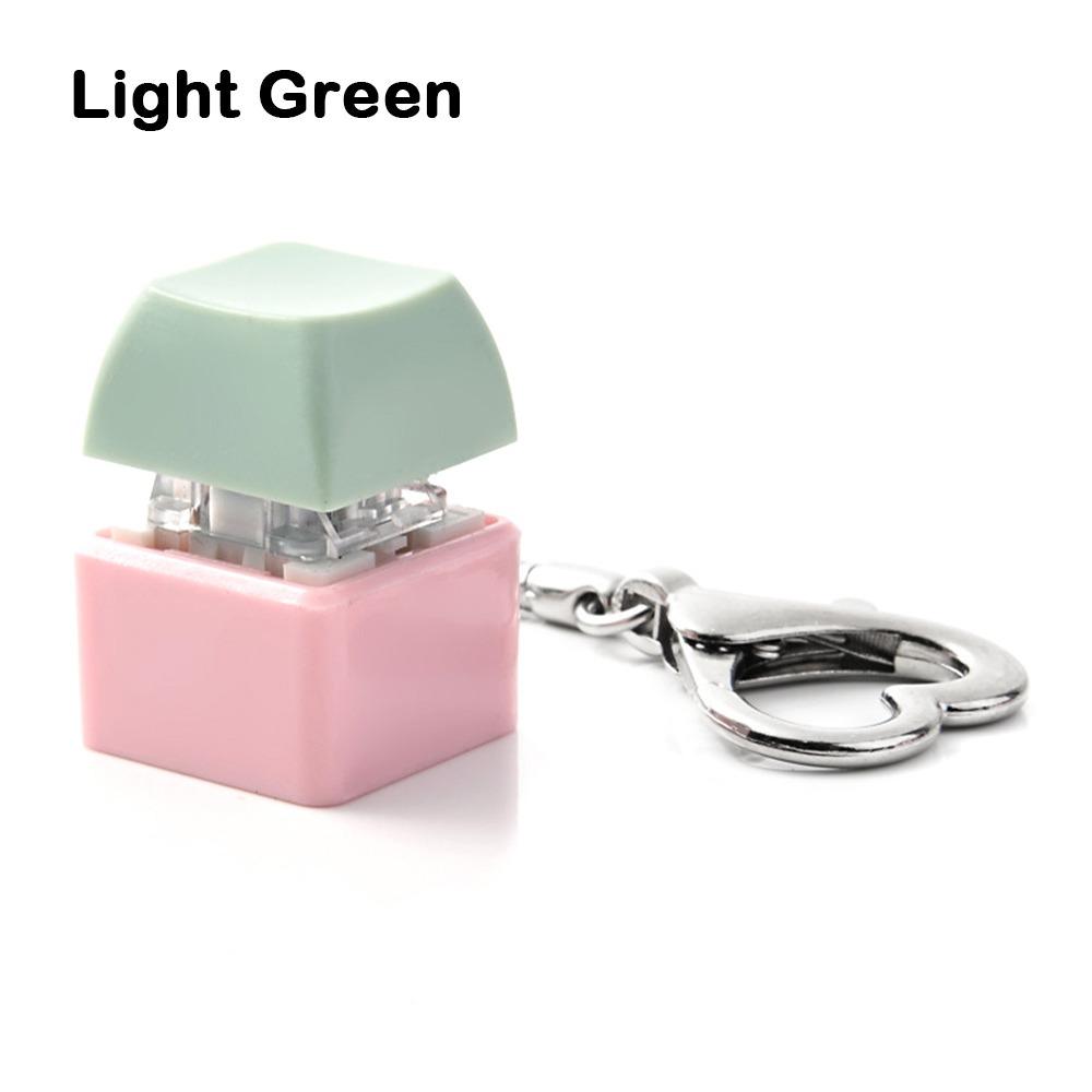 Entspannender DIY Tastatur Fidget Schlüsselanhänger Ohne Licht Tastenkappe Clicker Spielzeug Stressabbau Tasten Knopf Finger Tastaturkappen