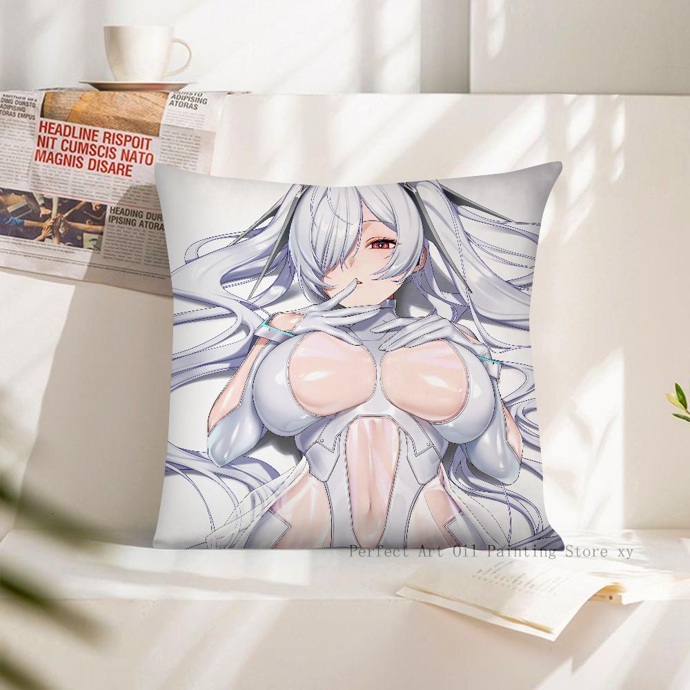 NIKKE Goddess Of Victory Spiel Kissenbezug Mode Quadratischer Kissenbezug Schlafzimmer Sofa Zimmer Ins Dekoration Freizeit Kissenbezug 40x40