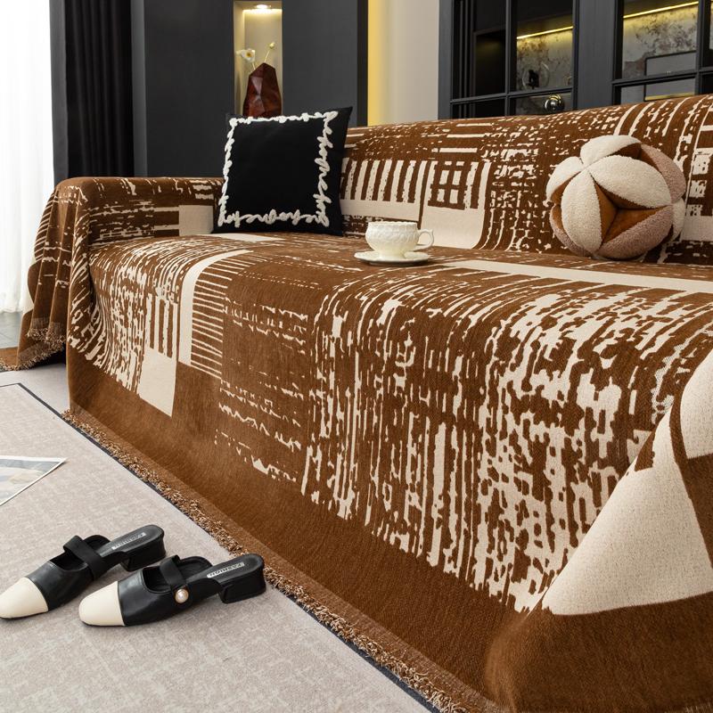 Chenille Sofa Cover Cloth Bohemian Premium Feeling Four Seasons Universal Sofa Cover Simple and Fashionable Sofa Blankets