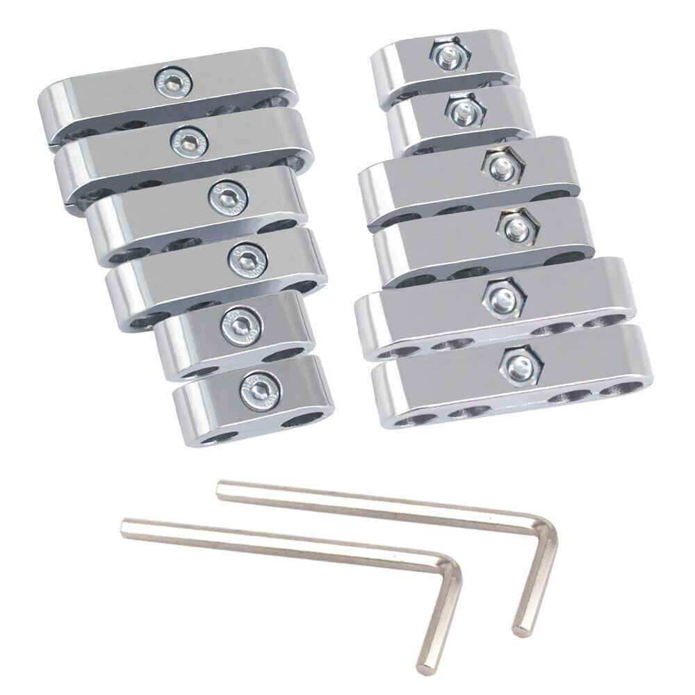 7mm 8mm Chrom Zündkerzenkabel-Trennstege für Mopar für Ford für Chevy 9723