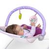 BRIGHT STARTS Transat bébé avec vibrations Wildflowers Wonders, harnais 3 points, 2 jouets inclus, des la naissance
