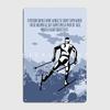 Ski Winter Sports Wall Art Metal Plaque Poster Wall Mural Custom Party Wall Plaque Tin Sign Poster