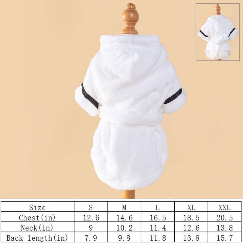 Beliebtes Haustier-Nachthemd Hundebekleidung einfacher Stil weich und bequem Katzenkleidung Pomeranian Hundekleidung